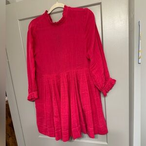Free People Vibrant Pink Mini Dress
